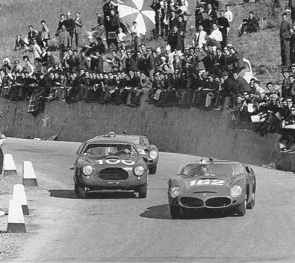 Graf Trips 246SP Startnummer 162 gewinnt zusammen mit Olivier Gendebien die Targa Florio 1961