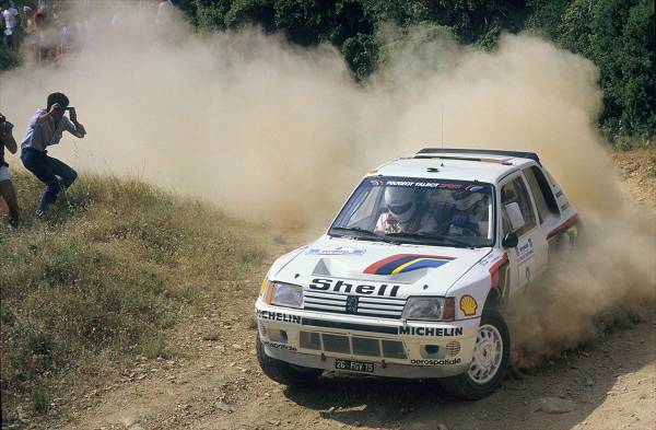 Ari Vatanen Terry Harryman Peugeot 205 Turbo 16 