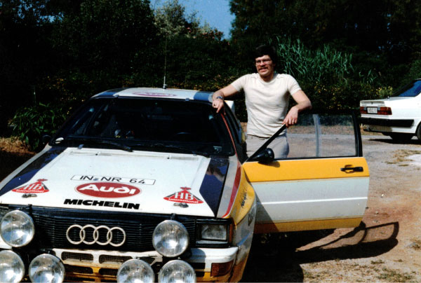 Jörg Thomas Födisch bei der Rallye