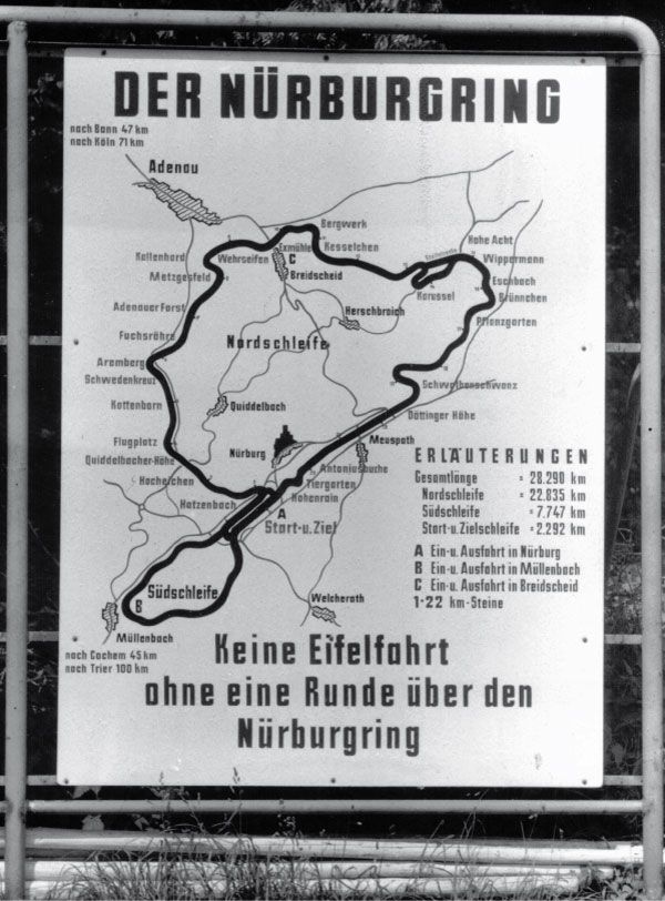Nuerburgring Streckenkarte