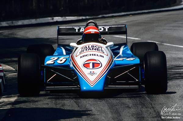 Eddie Cheever Talbot Ligier JS19 
